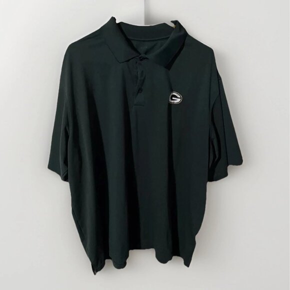 Vintage Green Bay Packers Polo 2XL Mens Shirt Short Sleeve NFL Football Antigua - Picture 1 of 3